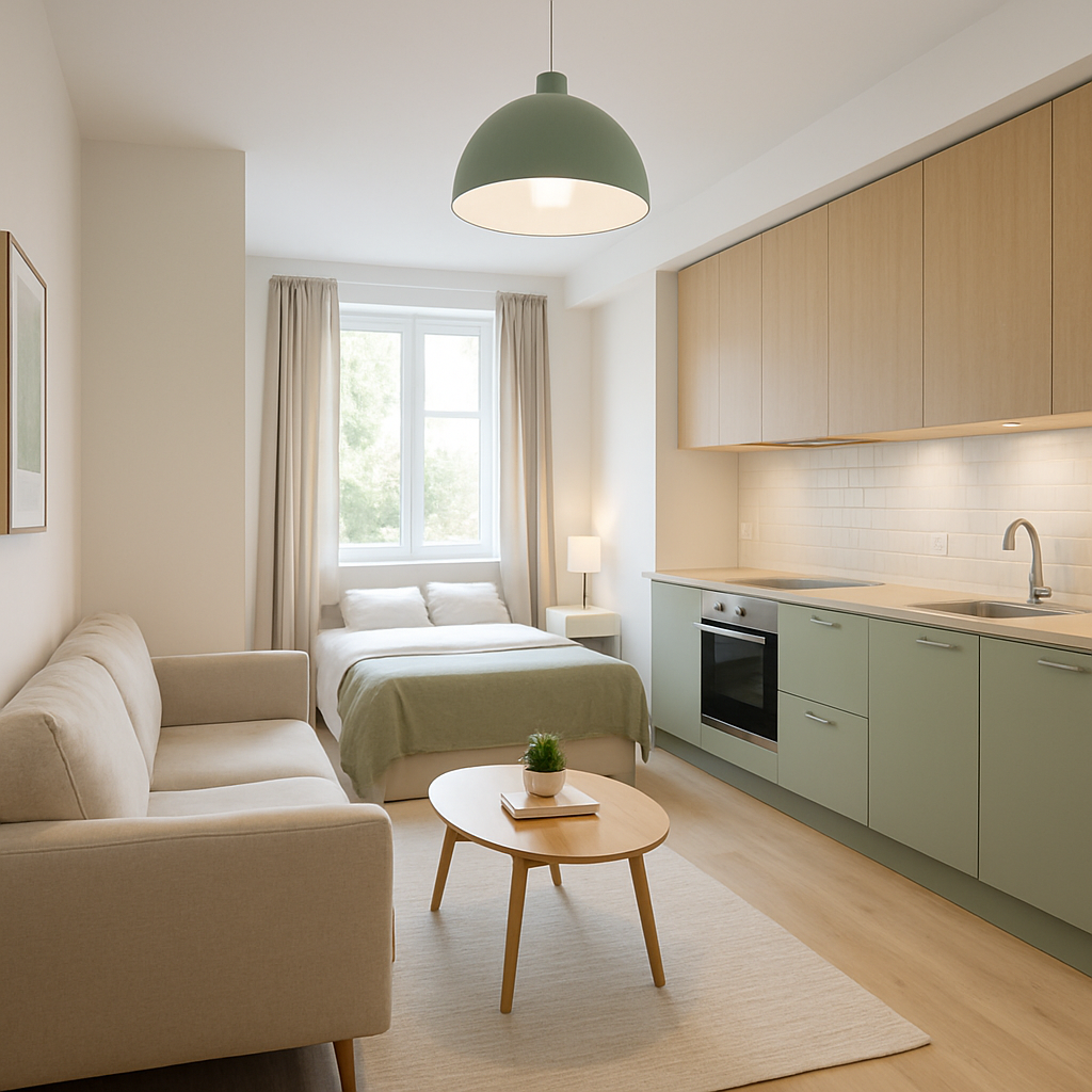 Renovated Studio in City Center apartment interior