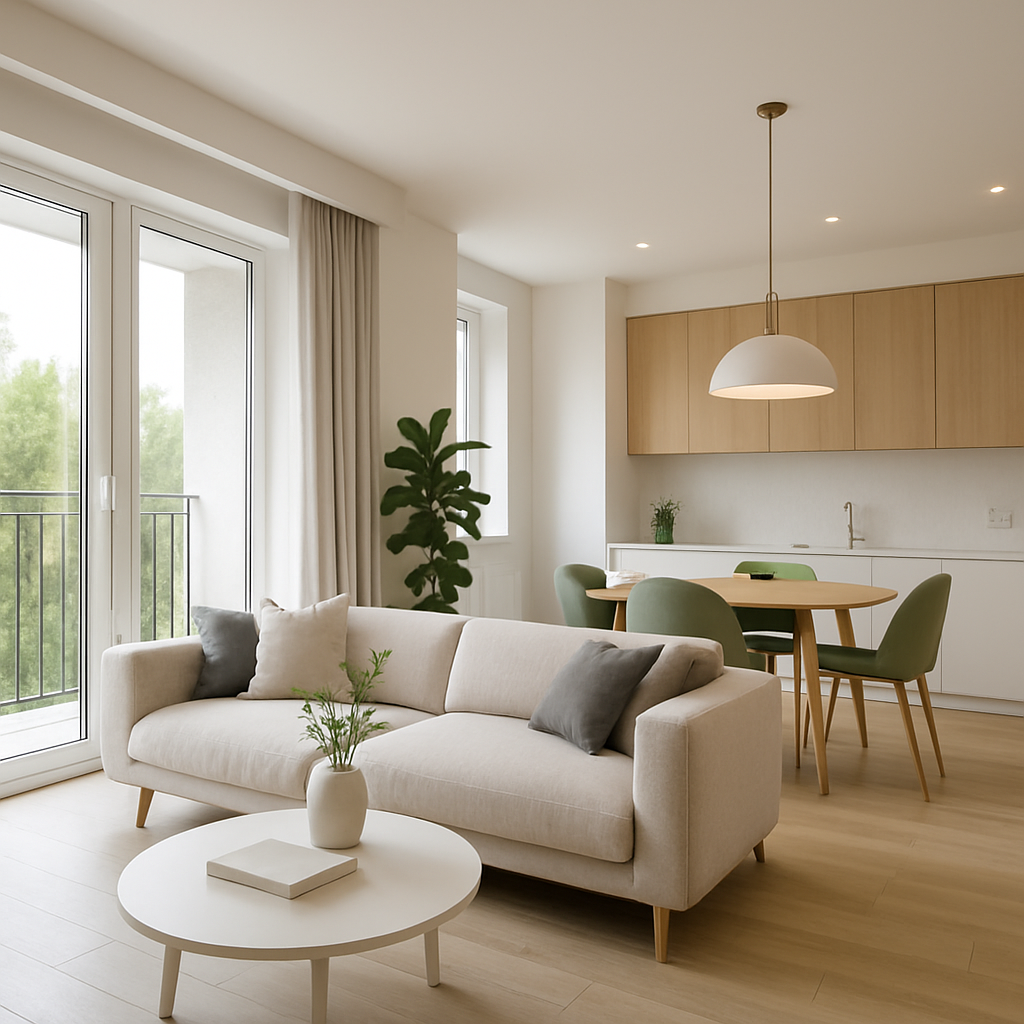 Premium 2-Bedroom by Gorky Park apartment interior