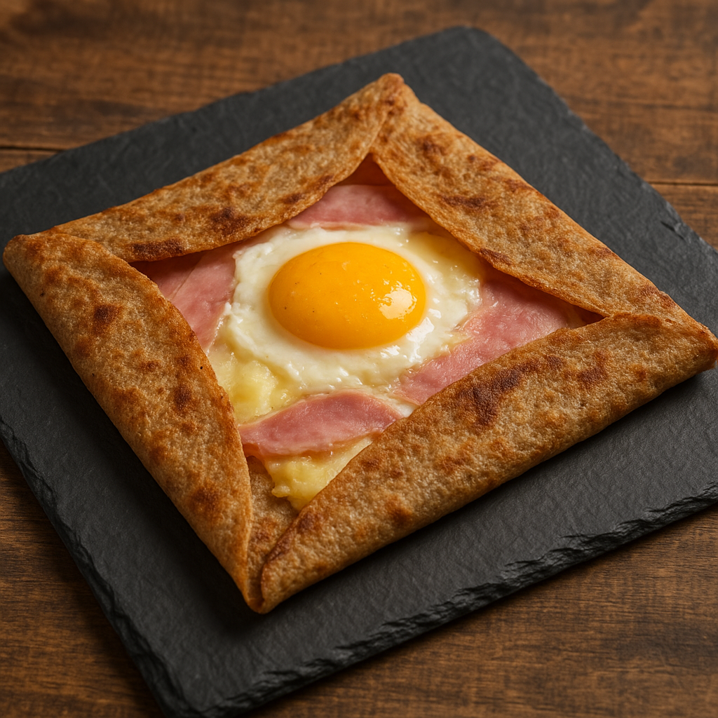 Galette Bretonne - buckwheat crepe from Brittany