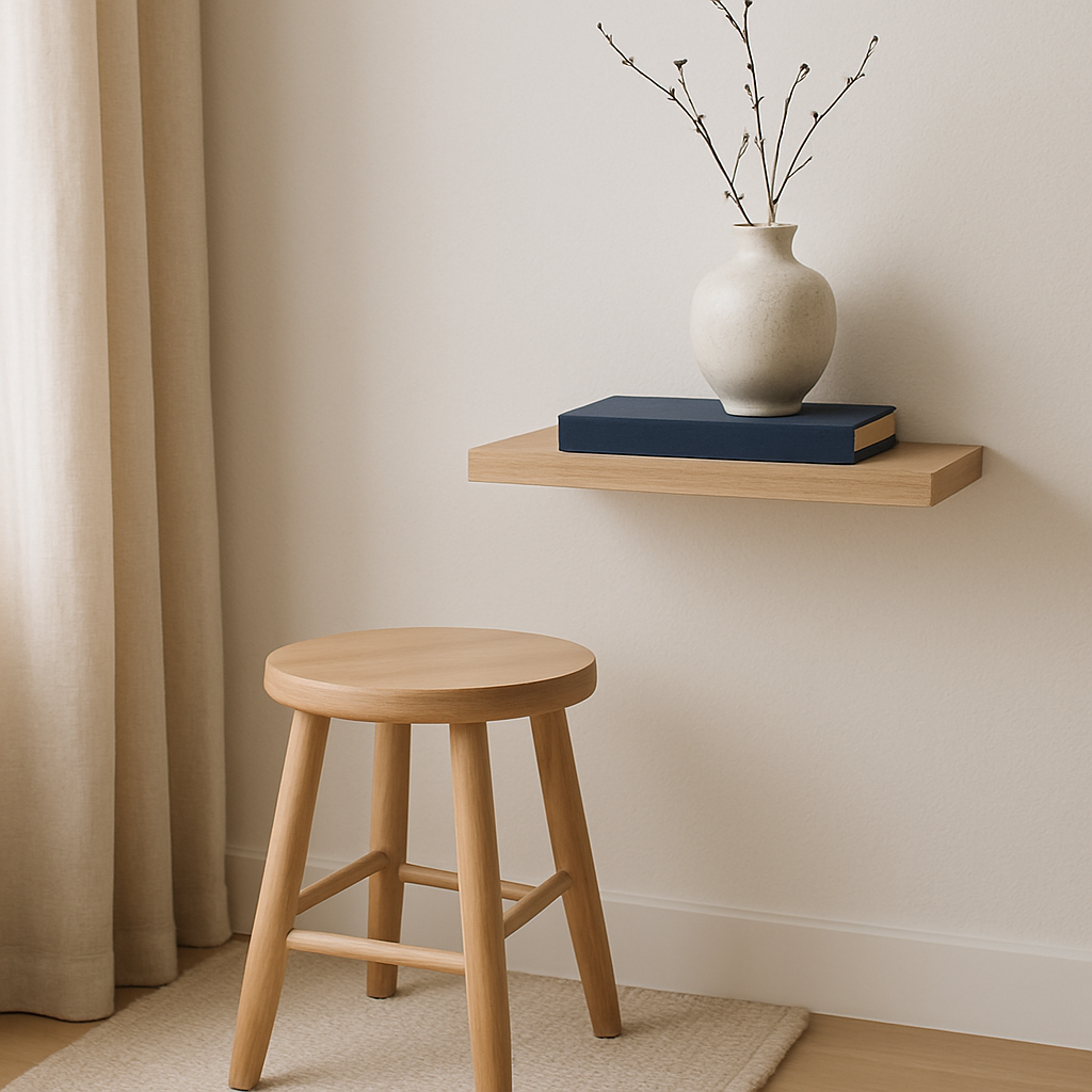 Minimal Scandinavian interior detail