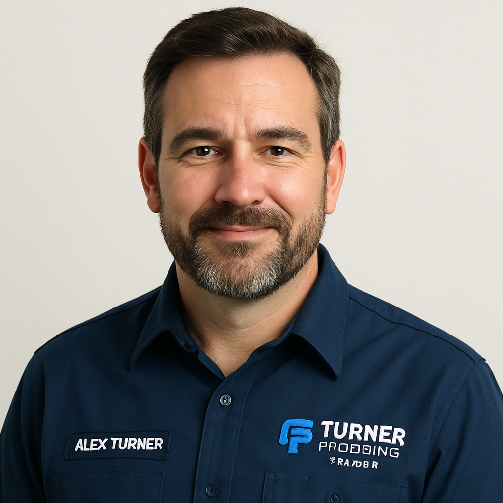 Portrait of Alex Turner, Owner of Turner Plumbing Group