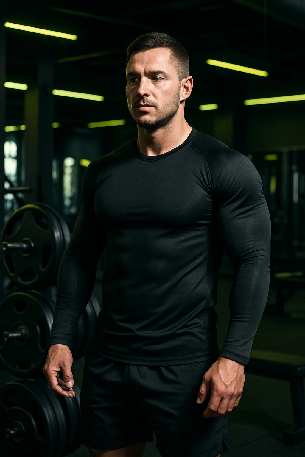 After photo of Dmytro showing broader shoulders and stronger posture