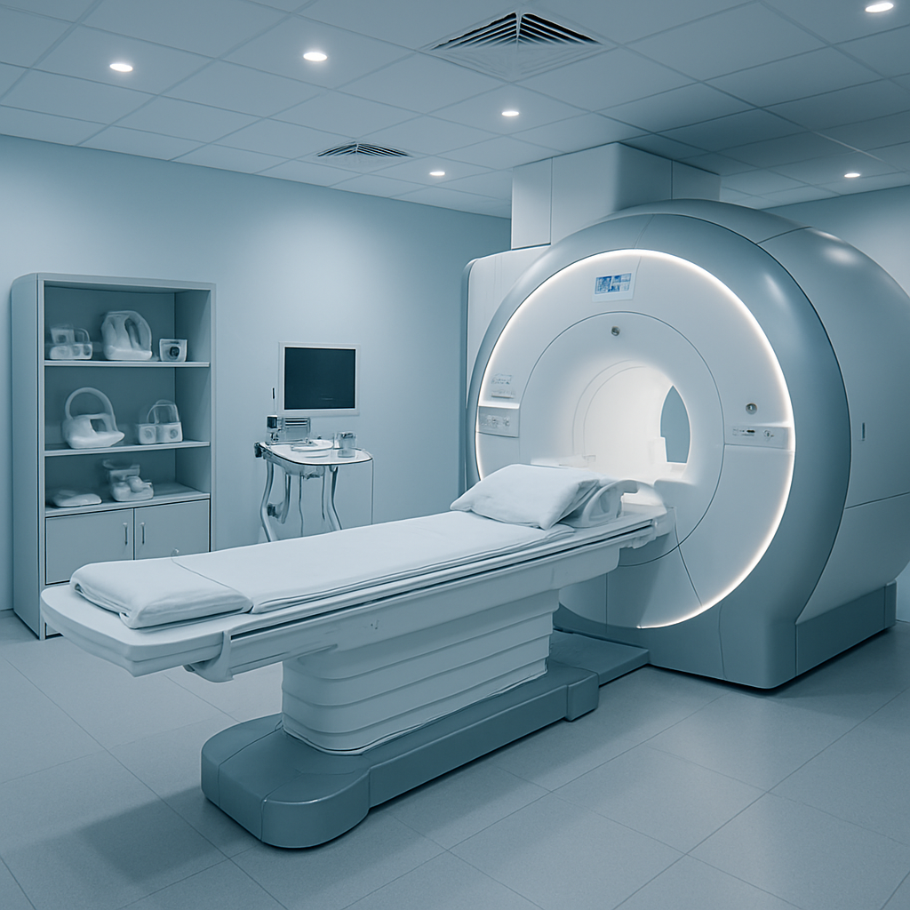 Scandinavian MRI imaging suite from a verified supplier, suitable for African hospital procurement