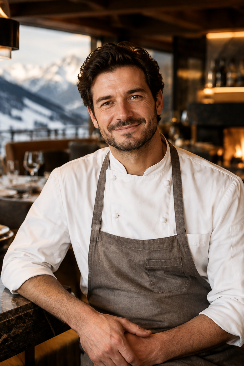 Portrait of Matteo Berger, Head Chef