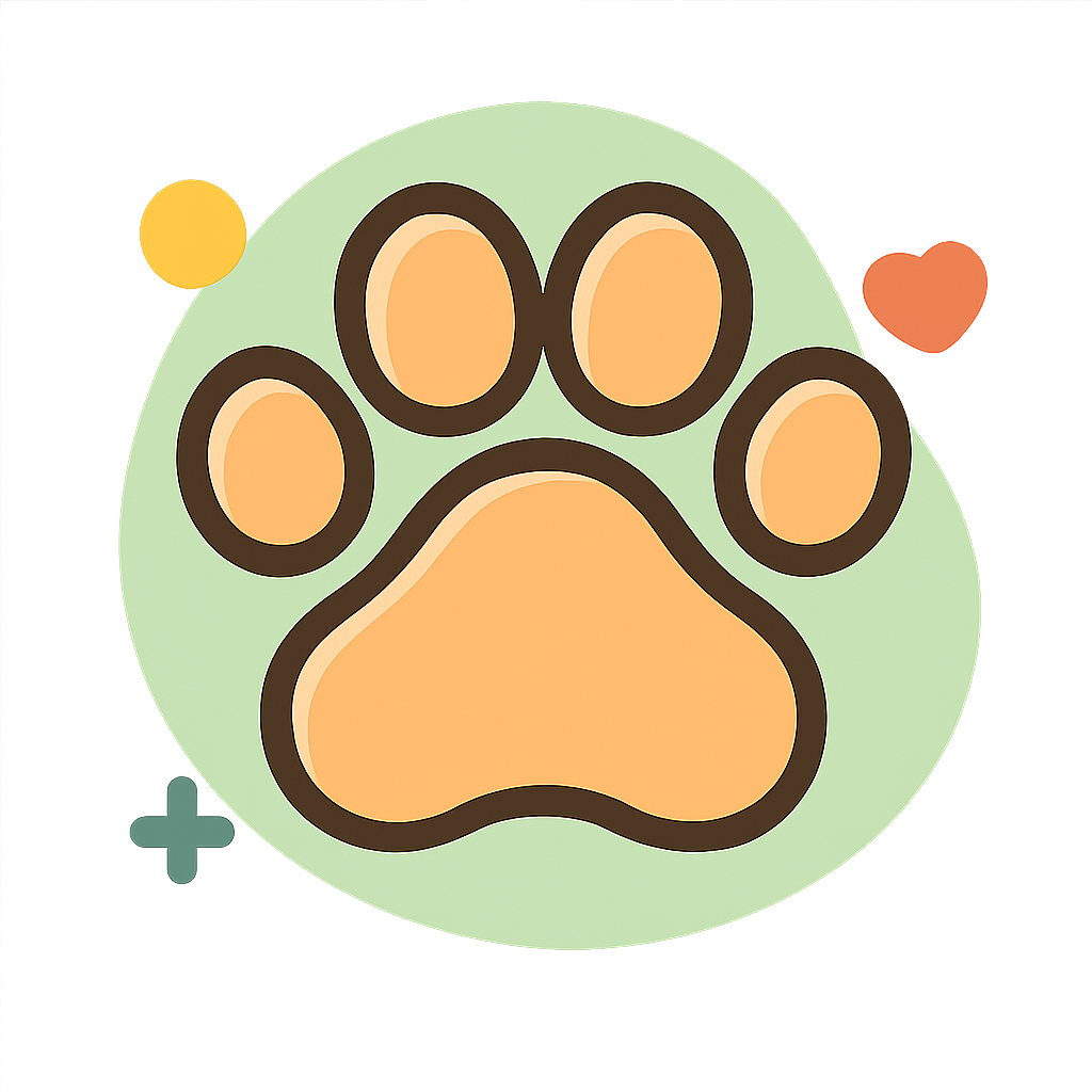 Dog paw print icon
