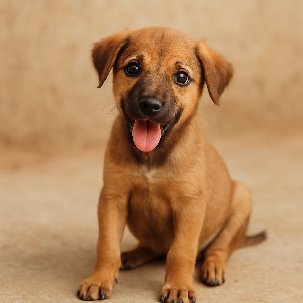 Indian street puppy photo