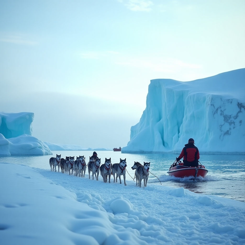 Dog sledding or iceberg cruise in Greenland