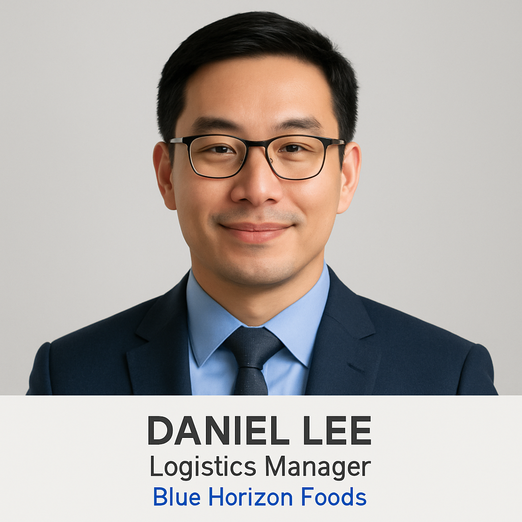 Daniel Lee, Logistics Manager at Blue Horizon Foods