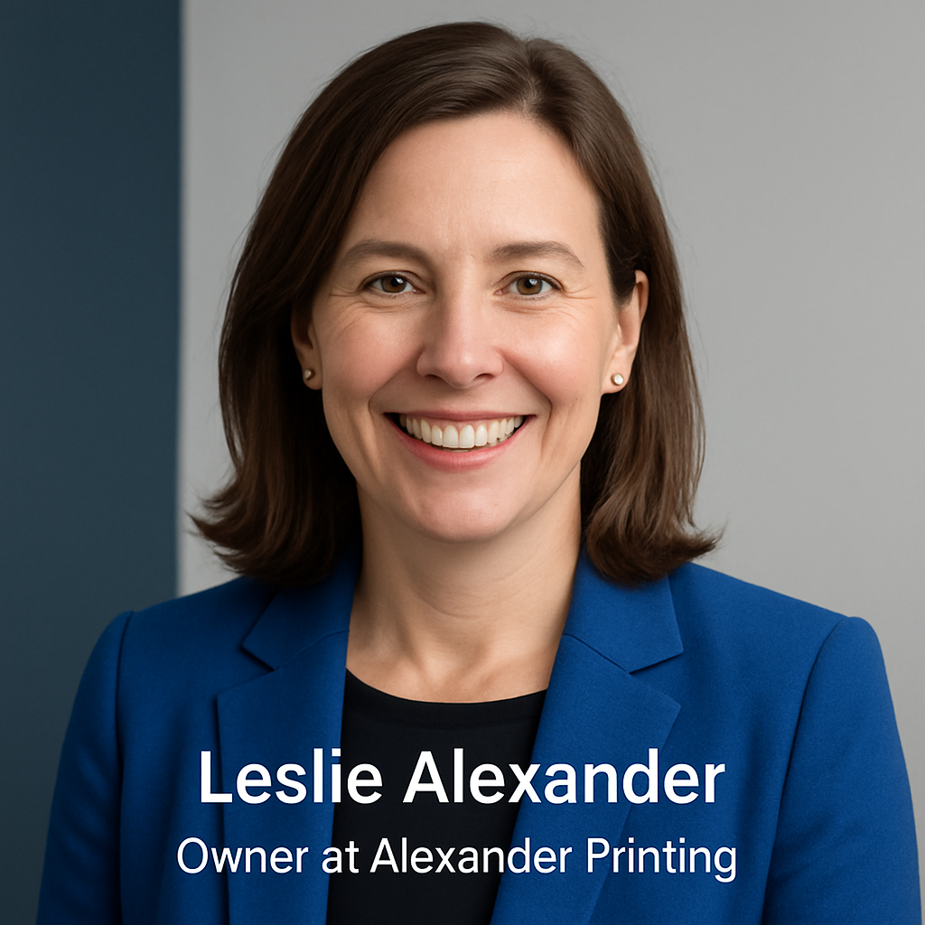 Leslie Alexander, Owner at Alexander Printing