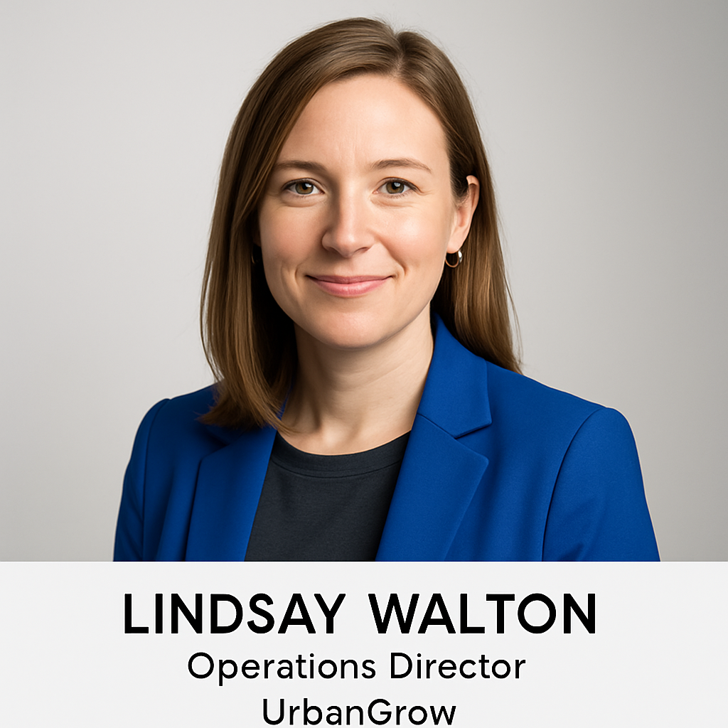 Lindsay Walton, Operations Director at UrbanGrow