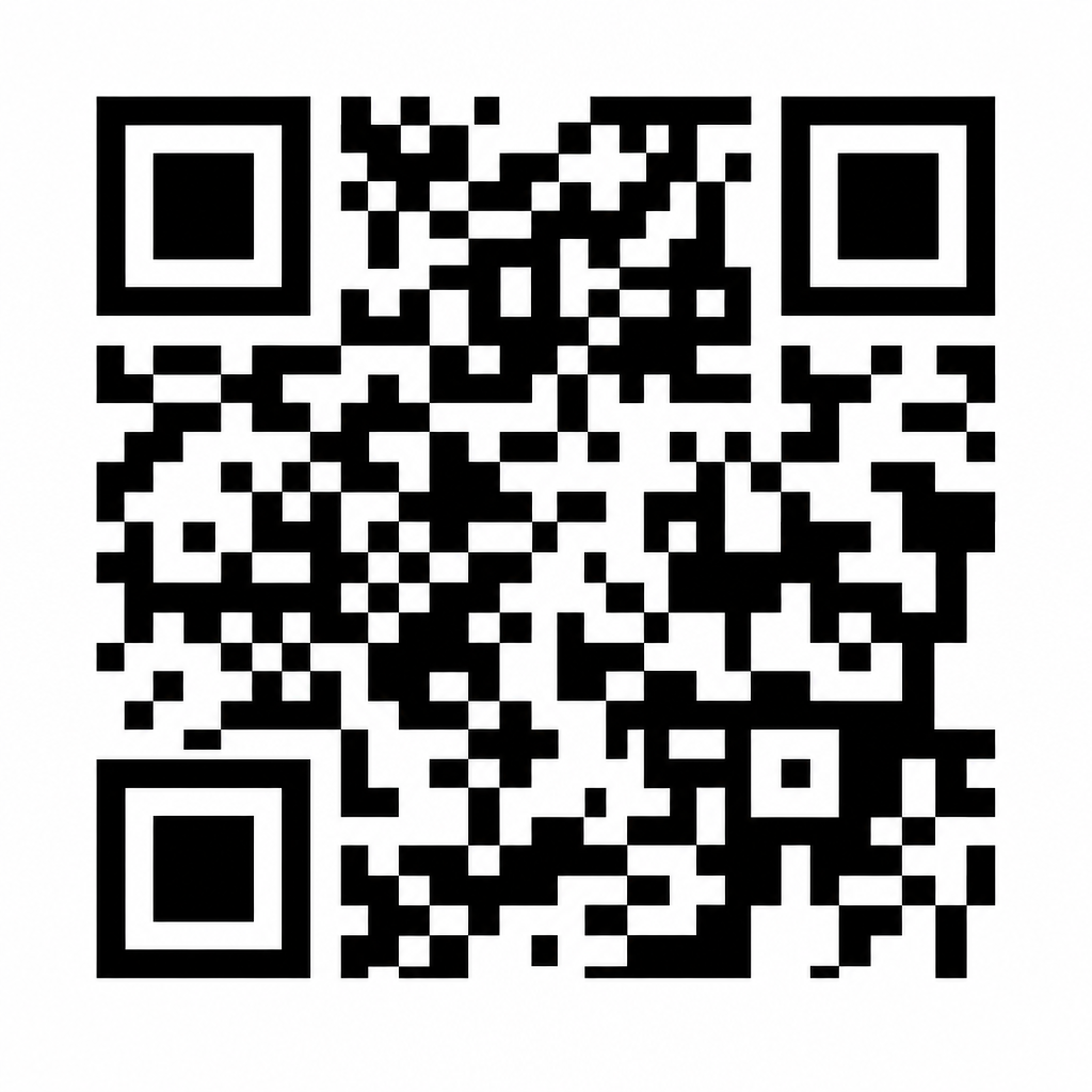 Black and white QR code that opens Front Range Window Film Google profile