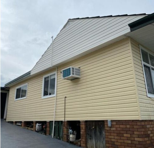 After cleaning: patio looks newly finished