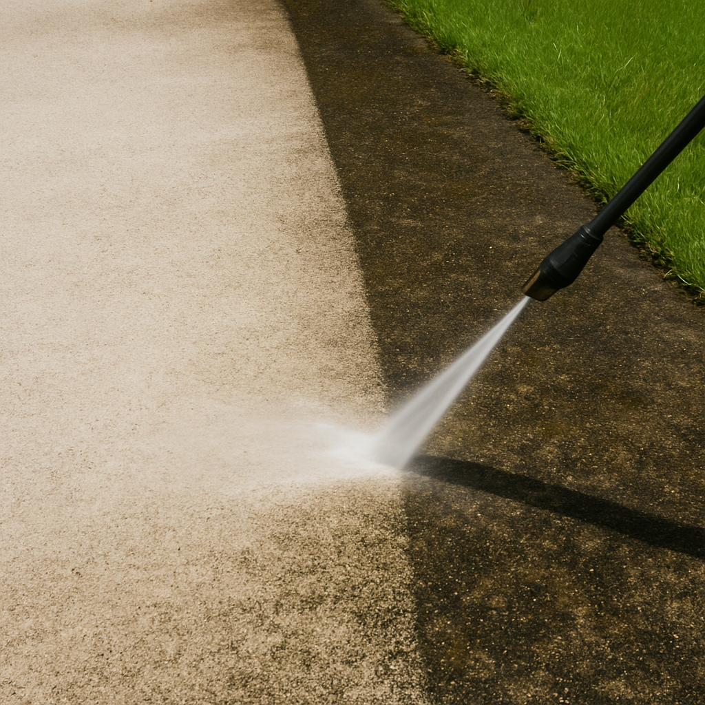 Driveway Cleaning service example