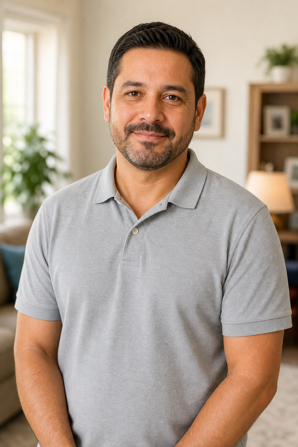 Friendly portrait of James Rivera, an in-home personal care aide