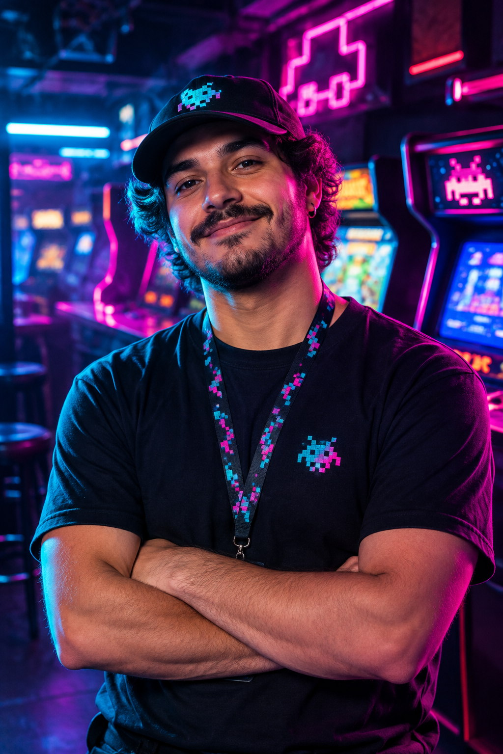 Portrait of Rico, Floor Captain at Pixel Pulse