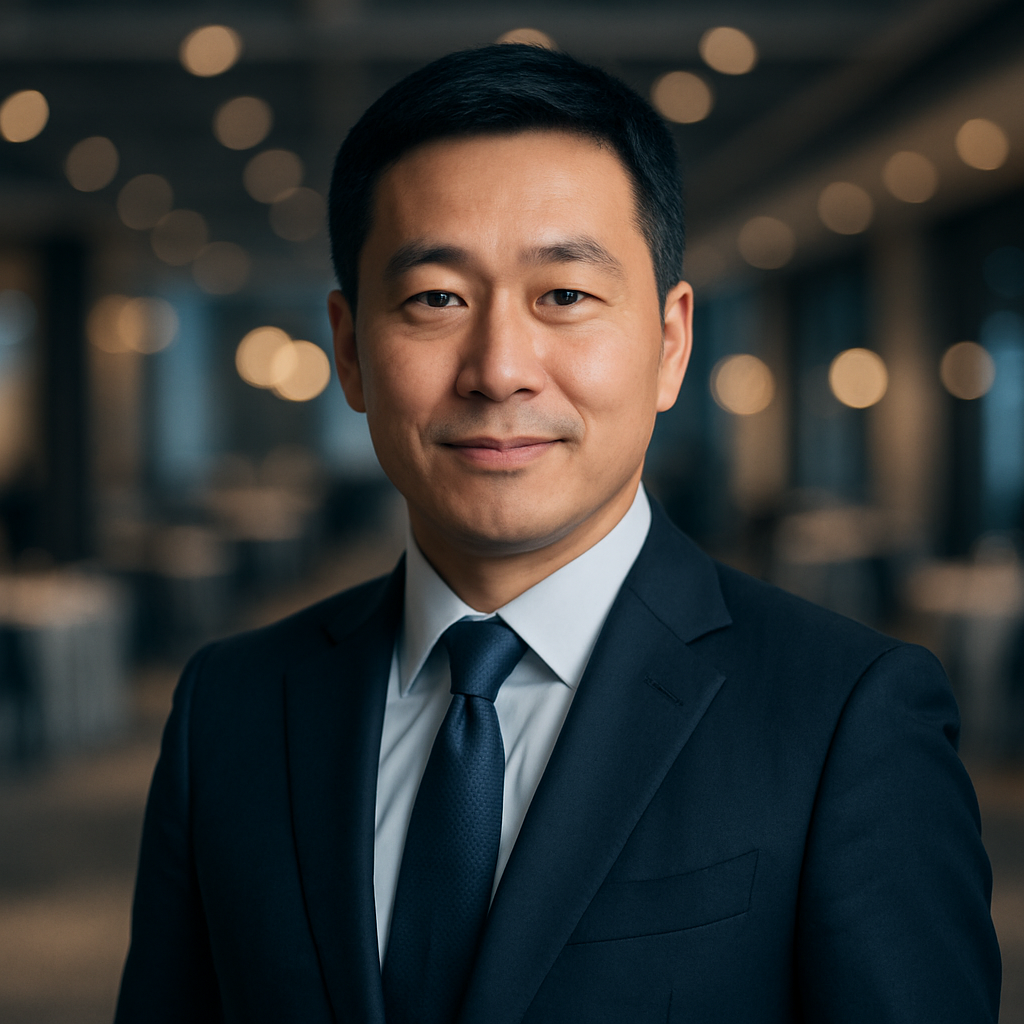 Portrait of Daniel Kim, corporate event client