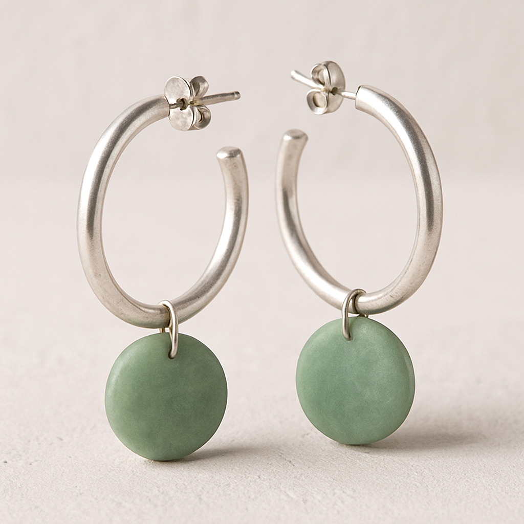 Artisan Hoop Earrings