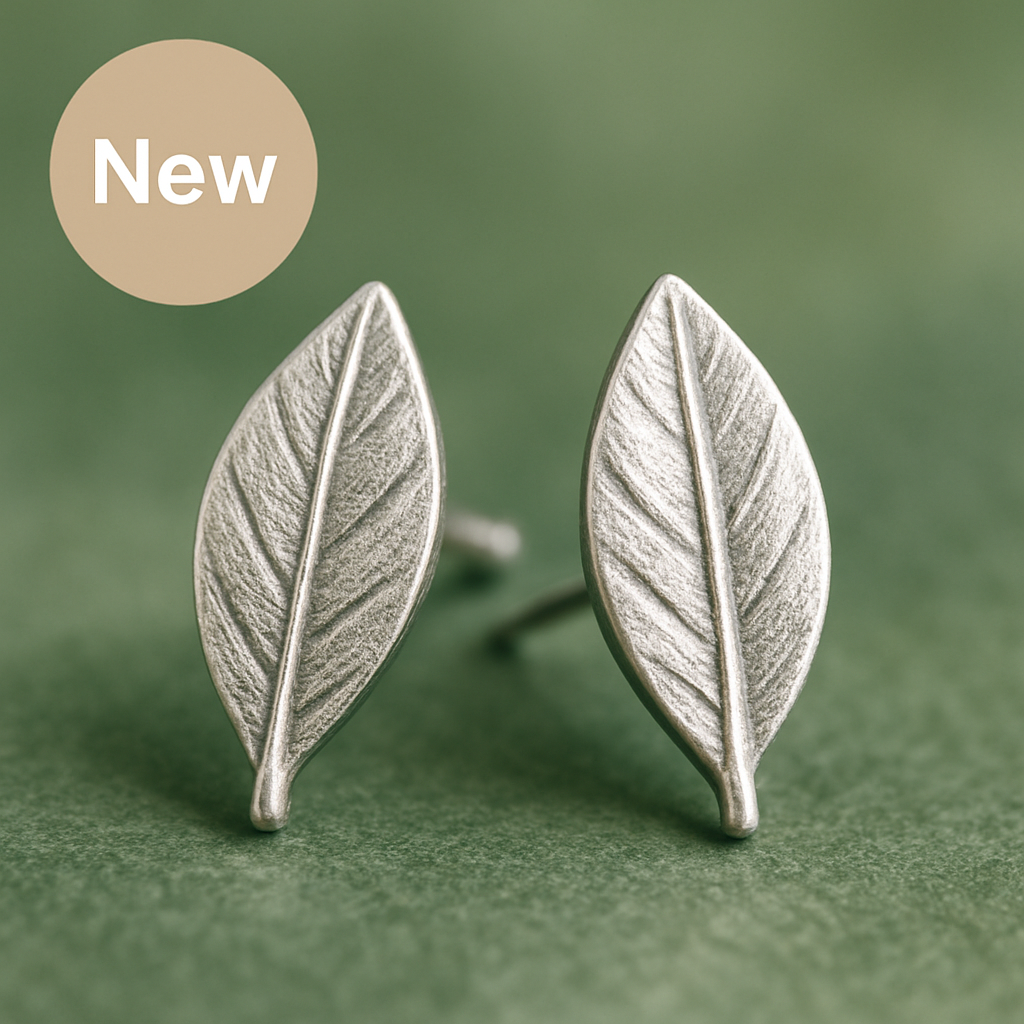 Tiny Leaf Studs