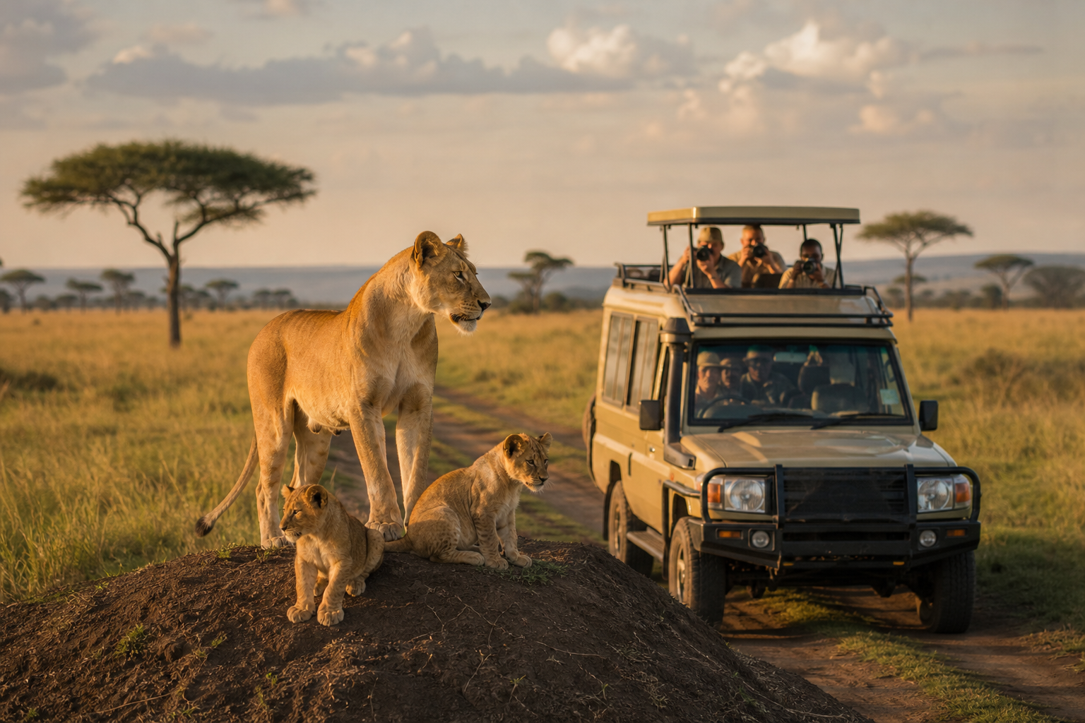 2 Days Safari Tanzania wildlife safari scene