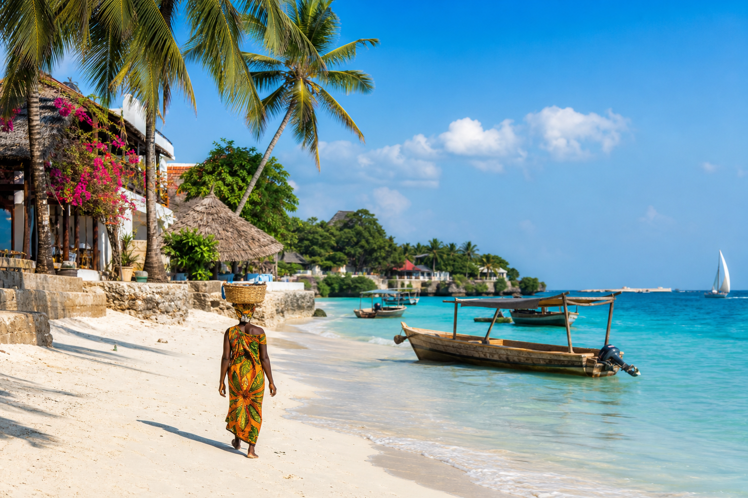 2 Days Tour in Zanzibar coastal scenery