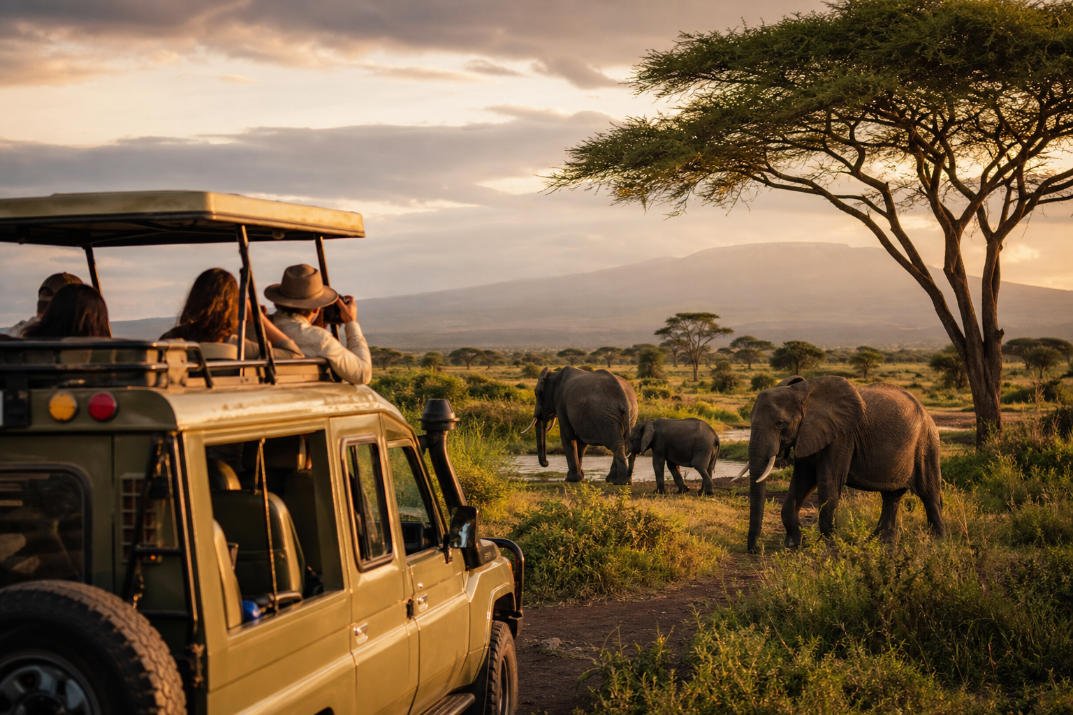 4 Days Safari Tanzania wildlife safari scene