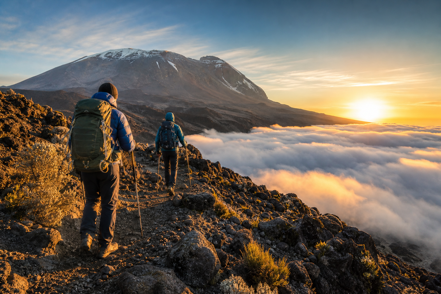 6 Days Machame Route Kilimanjaro trekking journey