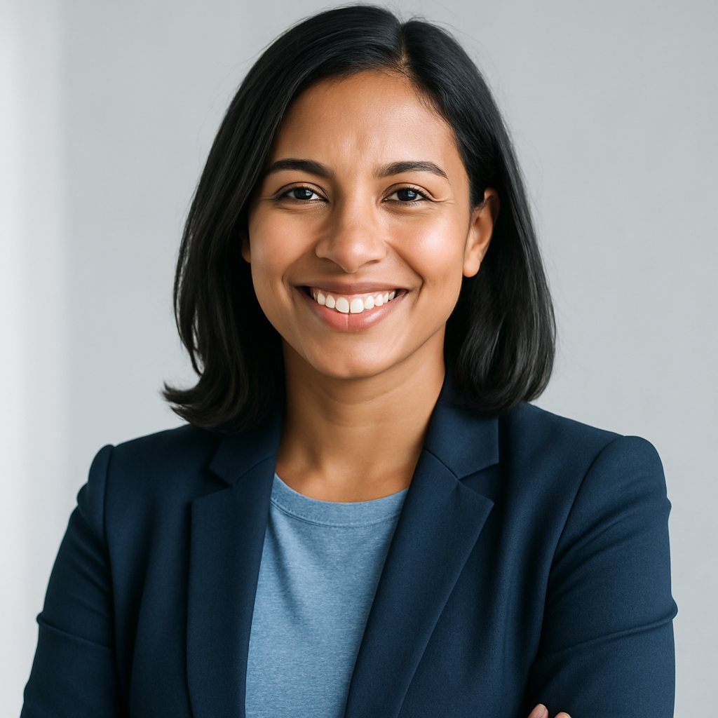 Portrait of a satisfied GMC customer