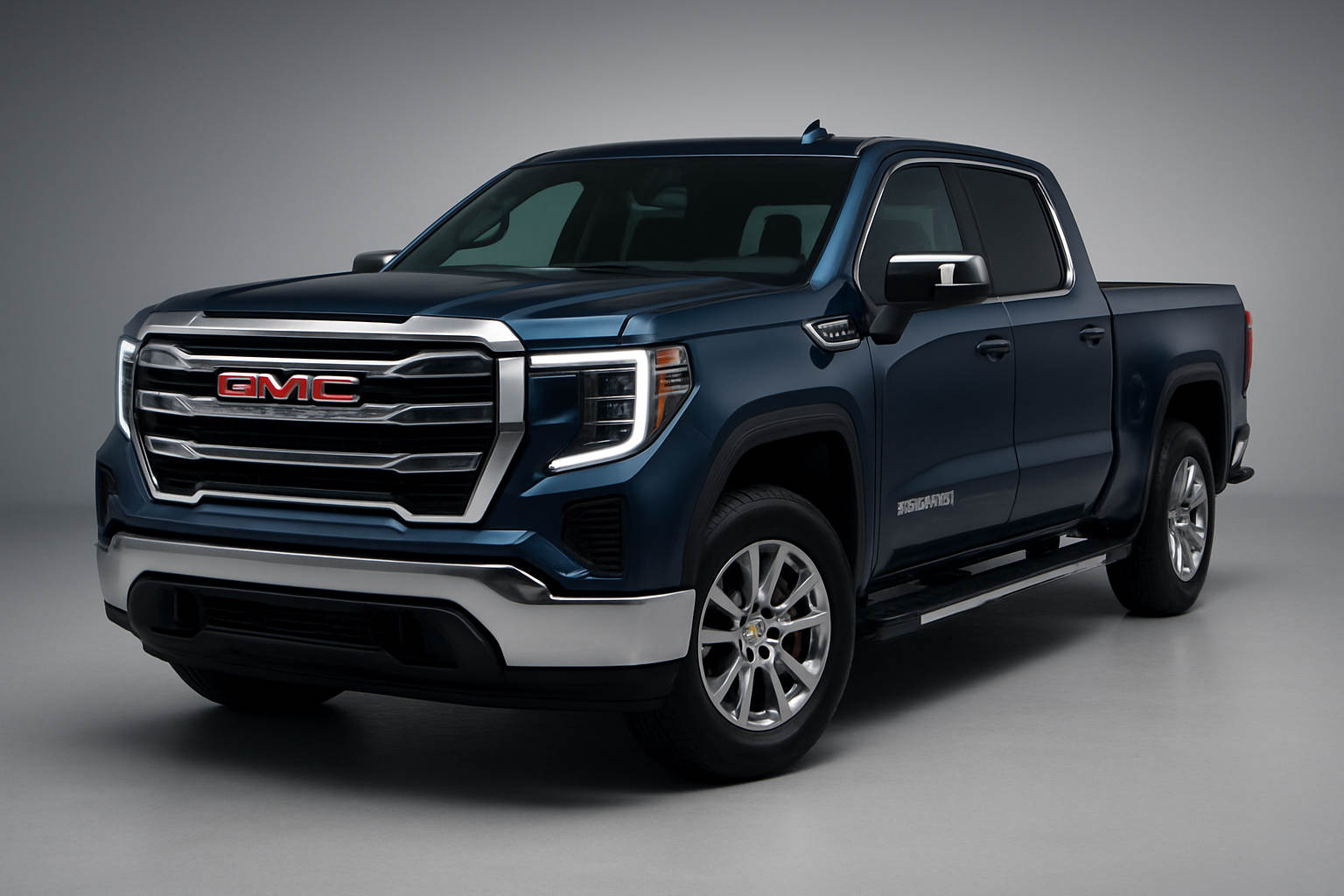 GMC Sierra 1500 in a professional studio setting