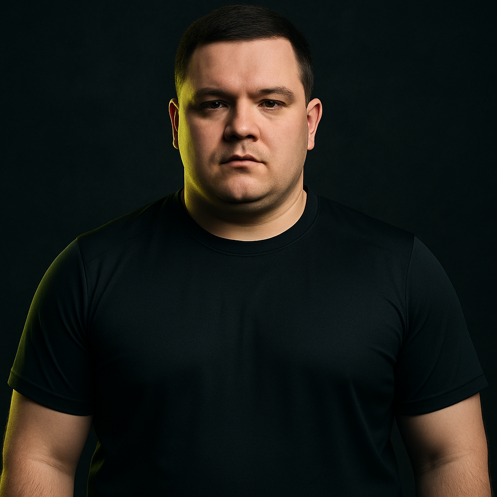 Before photo of a male client