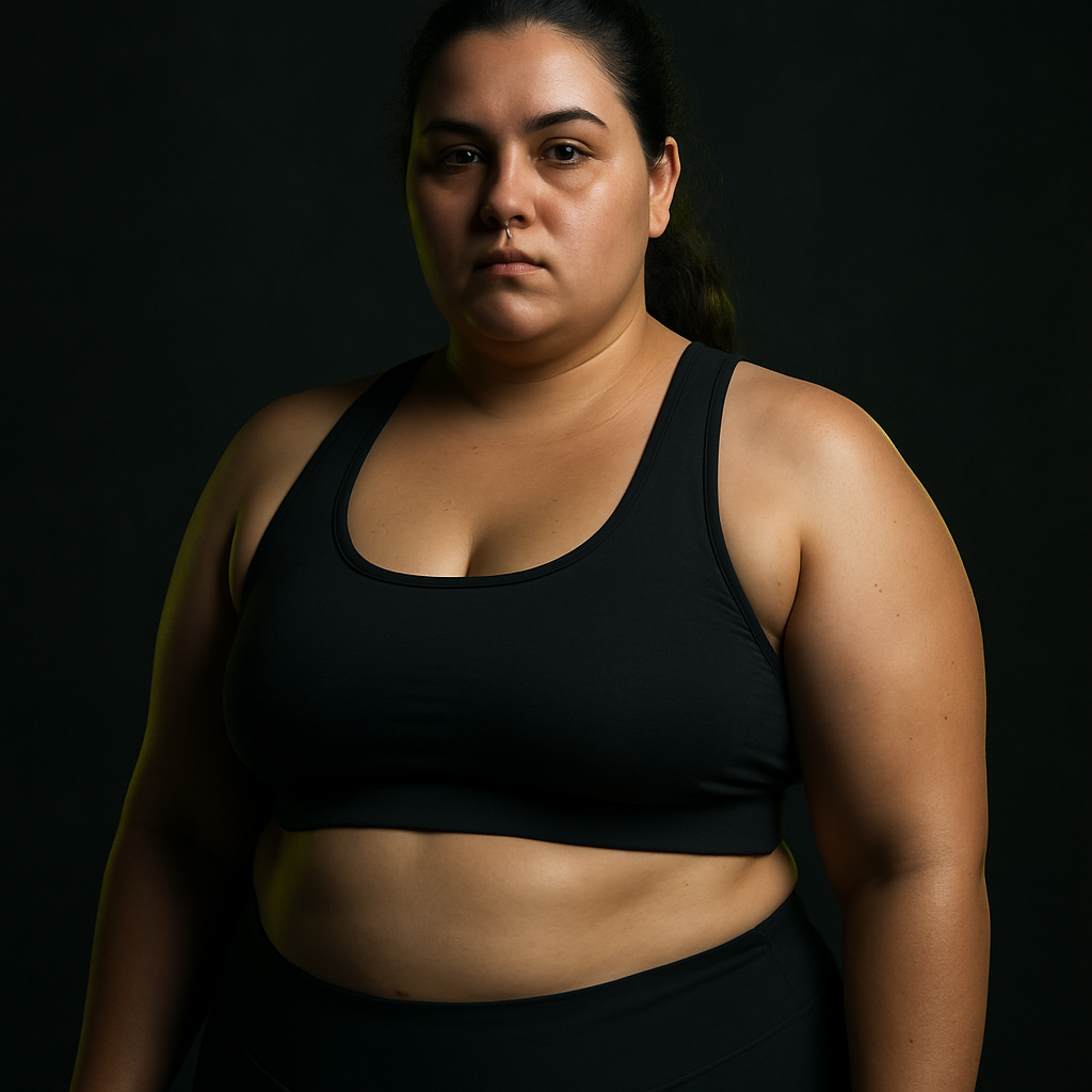 Before photo of a female client