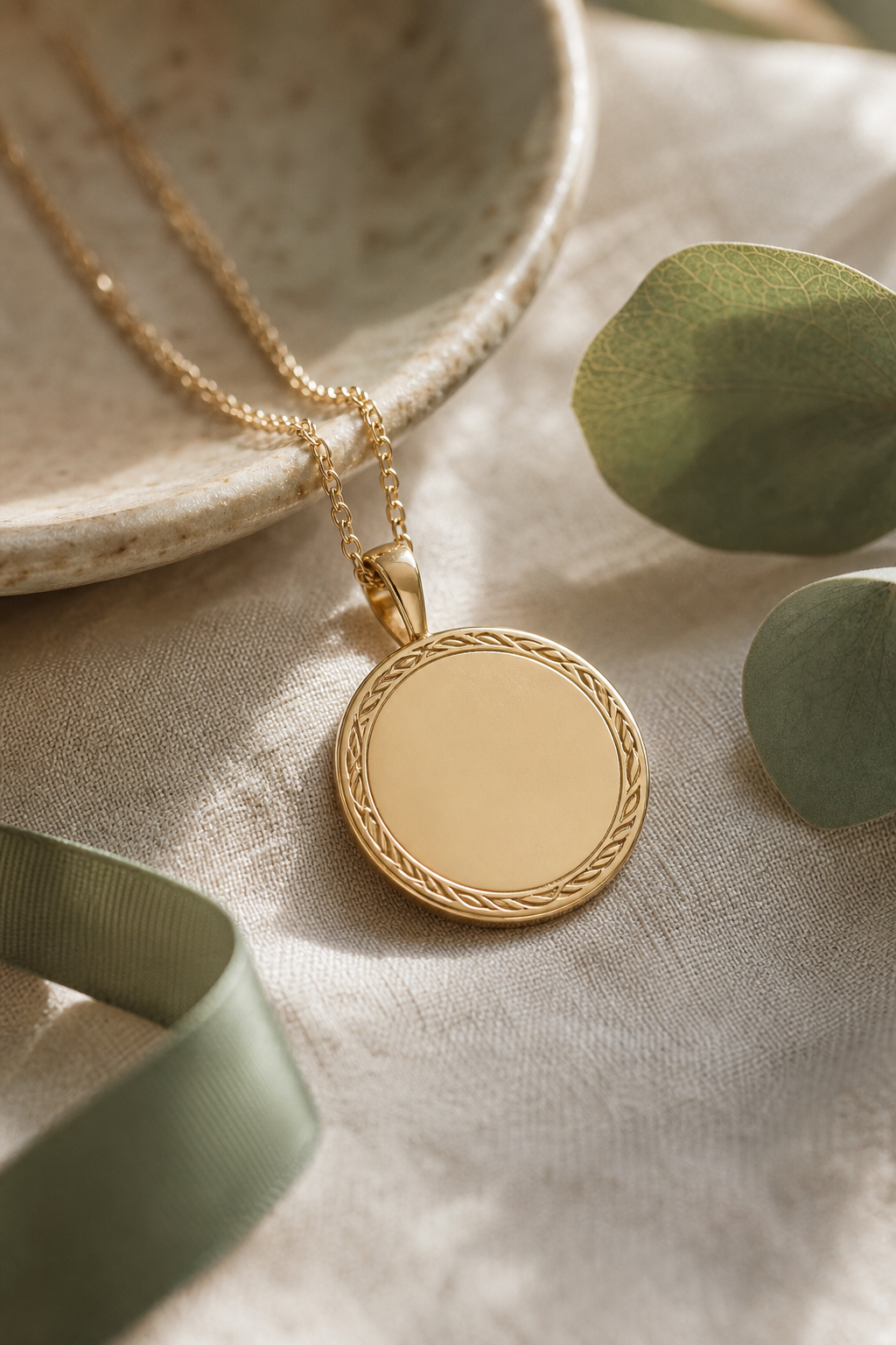 Heirloom Engraved Pendant