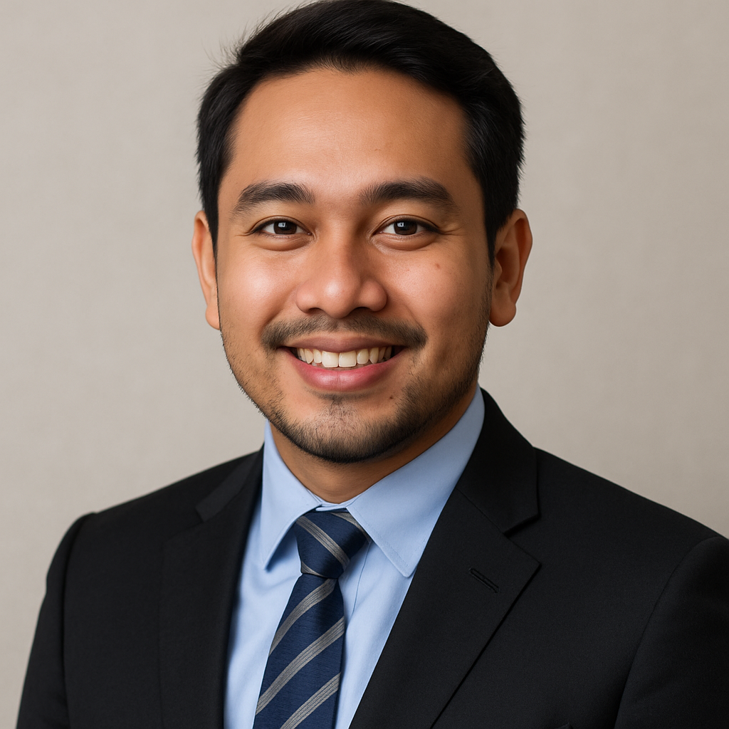 Portrait of Amir Rahman, IT Manager at Sunrise Logistics