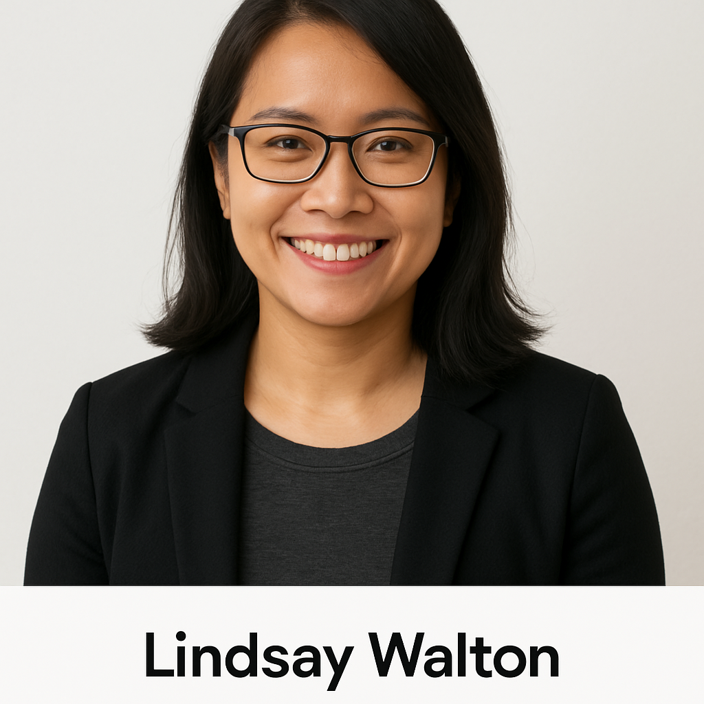 Trisilya, Front-end Developer, smiling, casual-professional