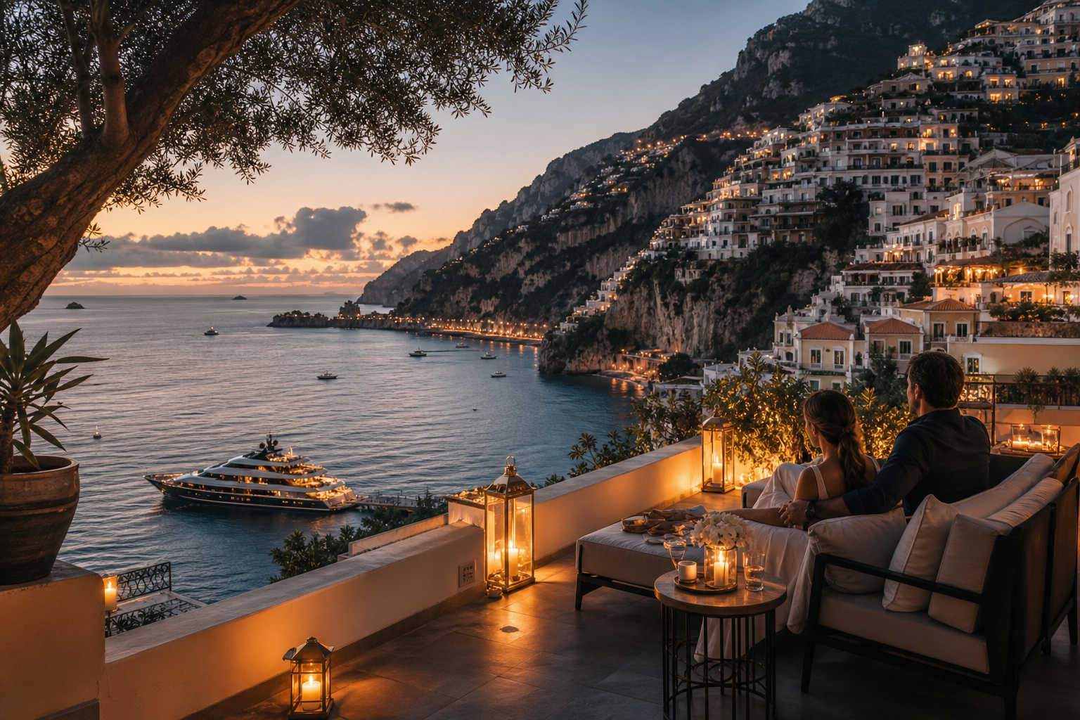 Amalfi Coast destination scene