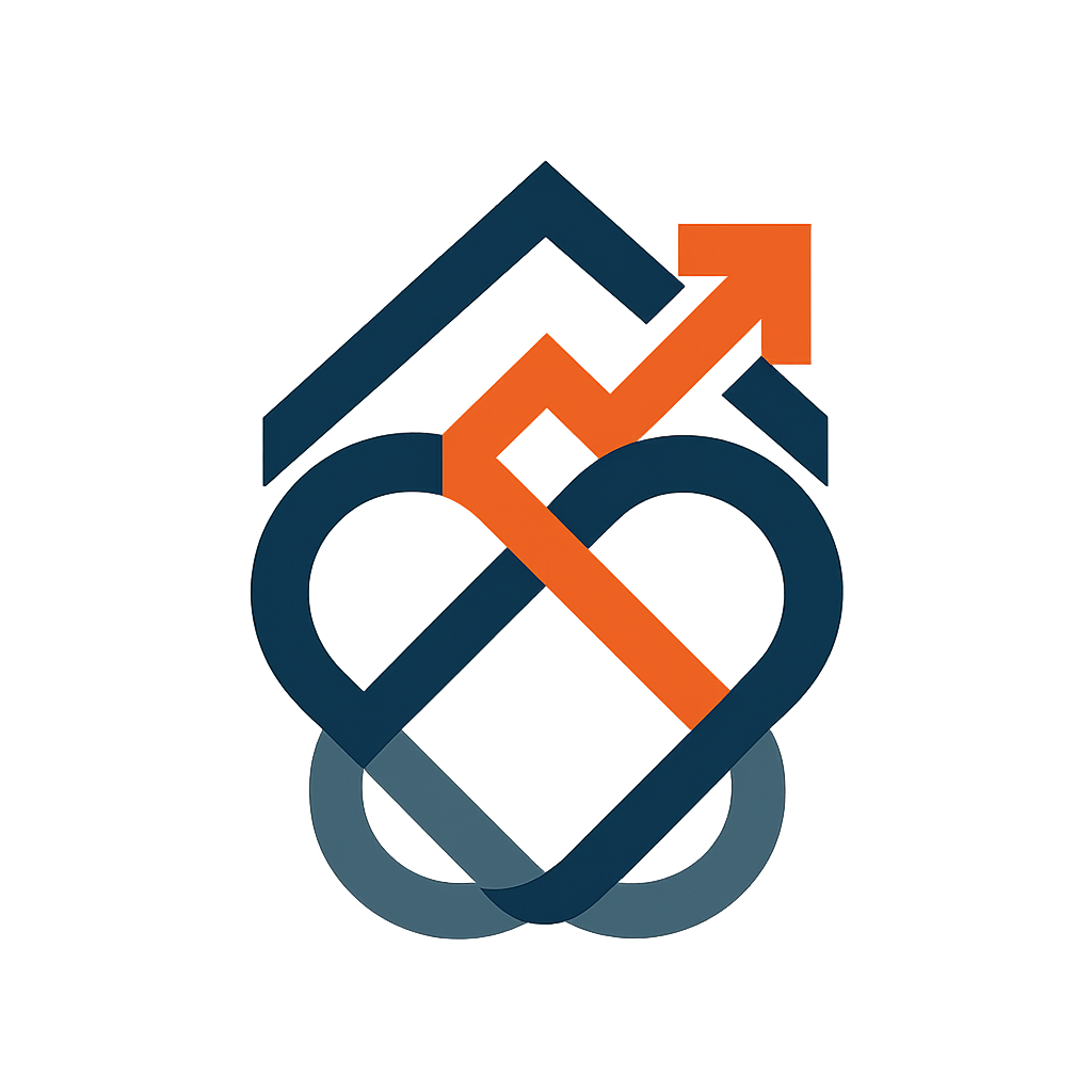 ServiceRise growth system logo for HVAC and home service businesses