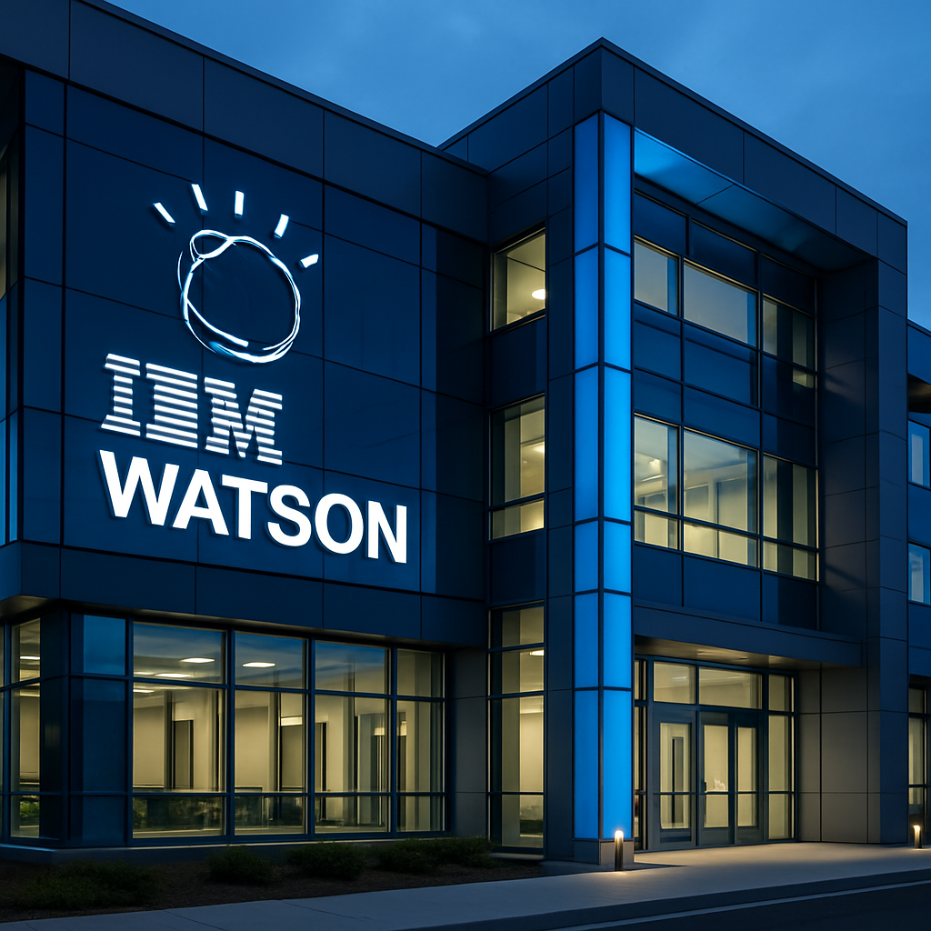 IBM Watson supercomputer facility exterior
