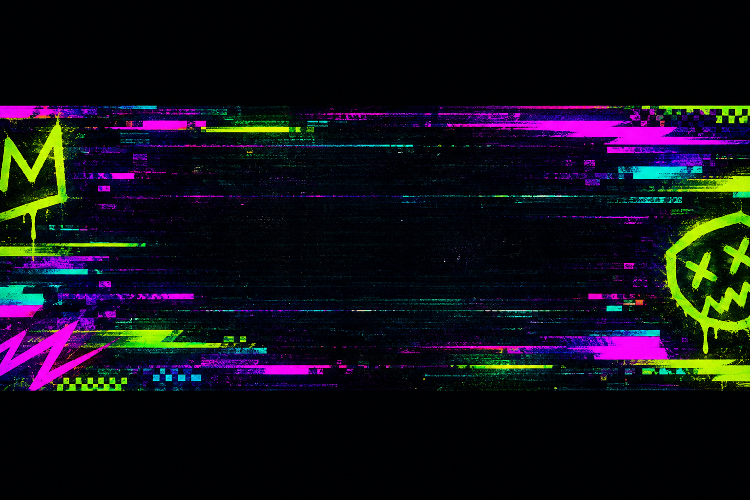 Reserved horizontal banner space for future meme campaign image