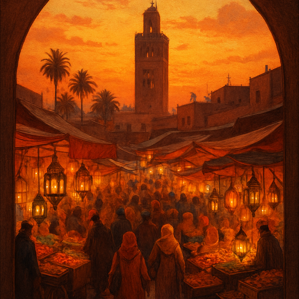 Marrakech Market Narration Cover