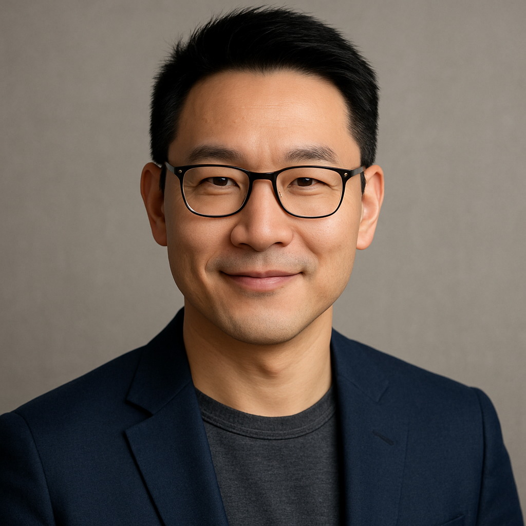 Portrait of Marcus Lee, author of science fiction, UK