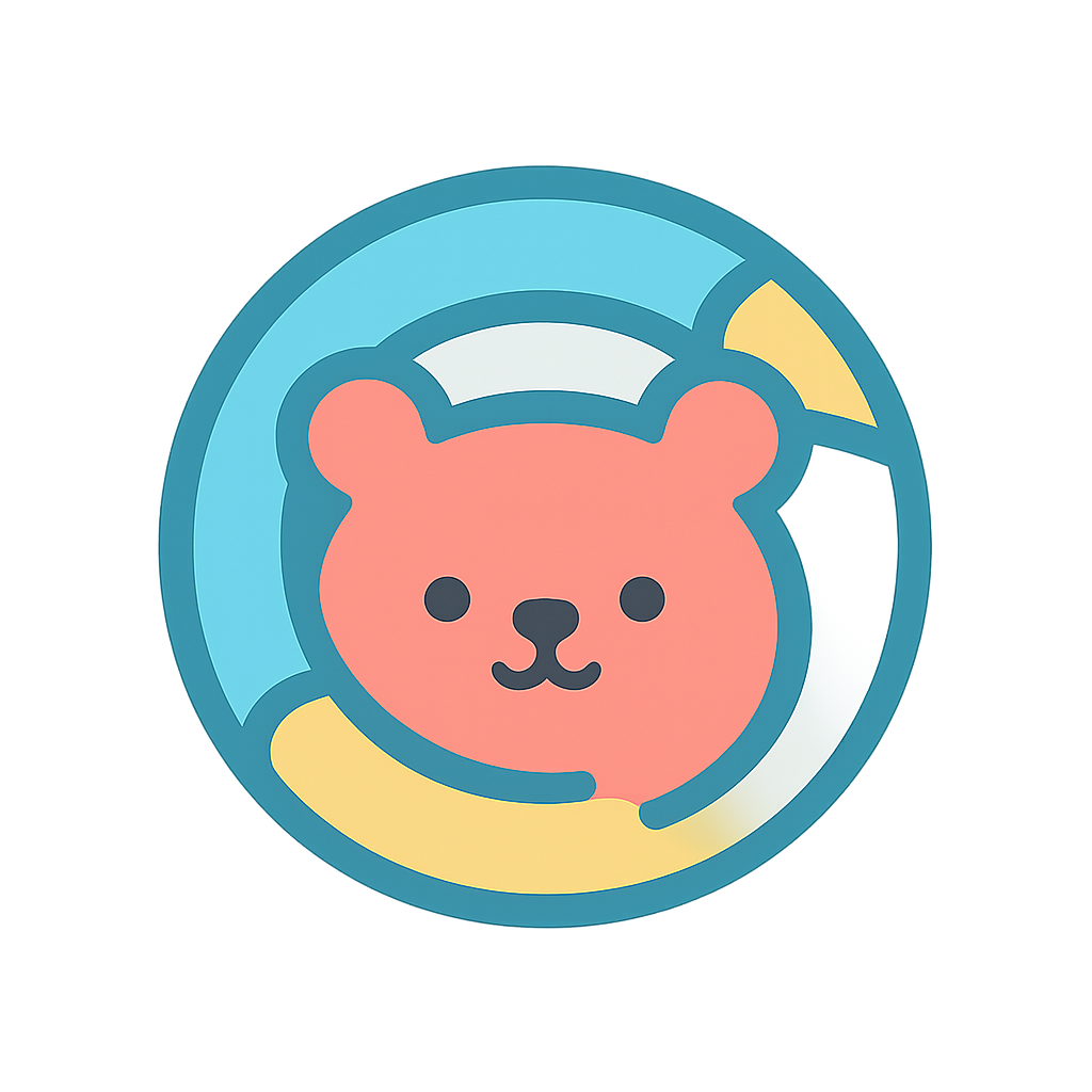 Cute Animal Coloring Club logo