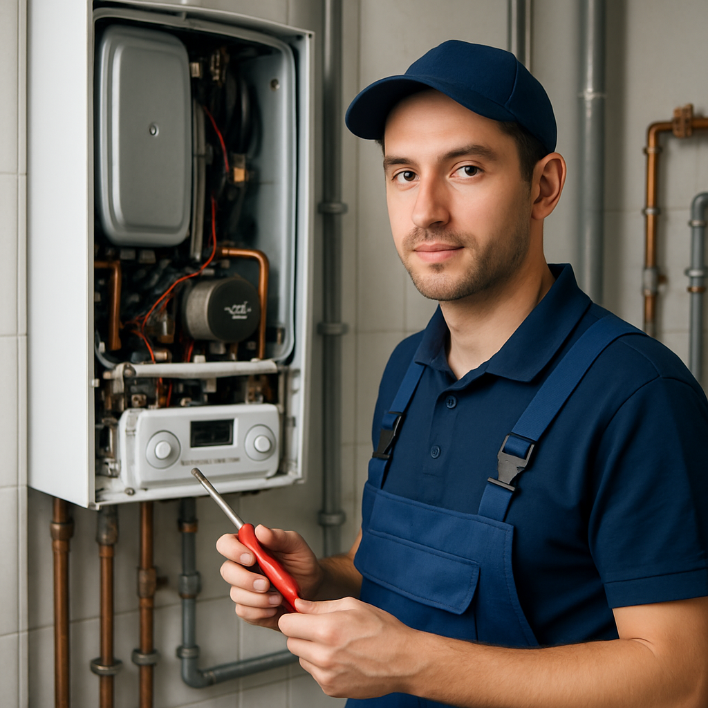 Kadıköy, Ataşehir, Ümraniye ve Maltepe'de kombi tamiri ve bakımı, tesisatçıdan örnek iş. İstanbul Anadolu Yakası teknik servis uygulaması.
