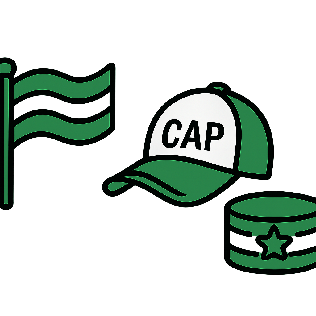 Fan accessories icon