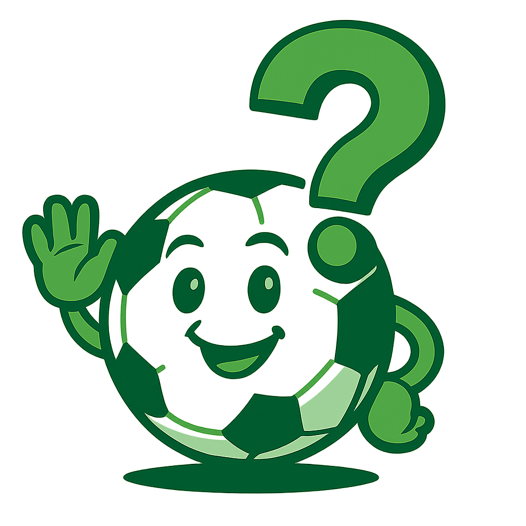 Football with a question mark, representing frequently asked questions