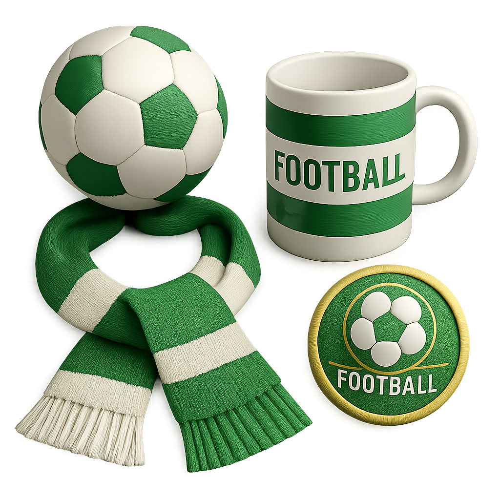 Football souvenirs and collectibles icon