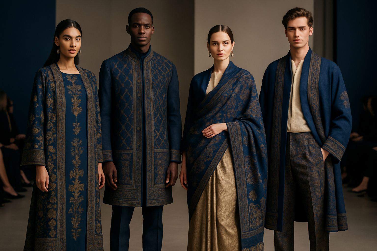 Contemporary cultural fashion and textile artistry