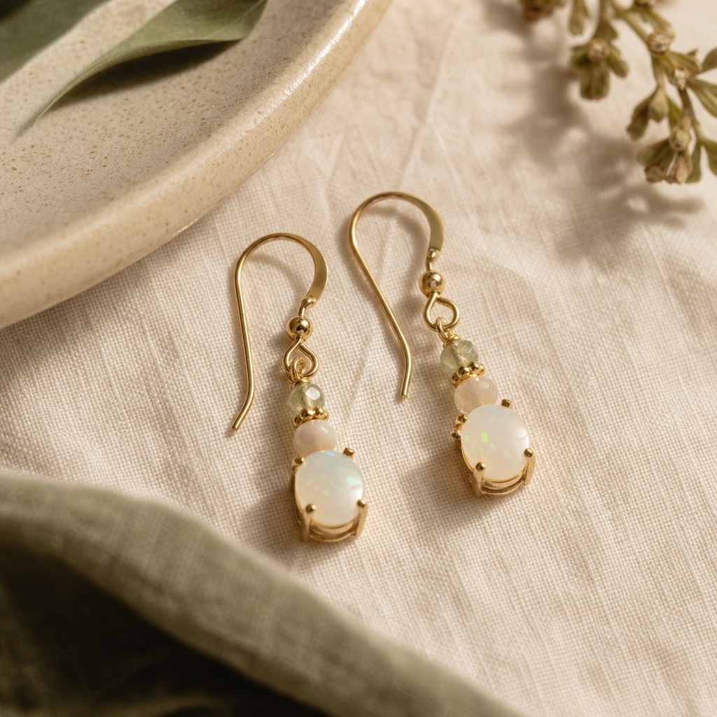 Opal Mist Earrings