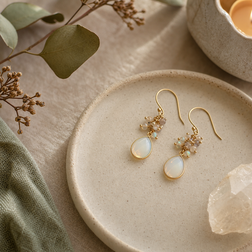 Opal Mist Earrings additional photo