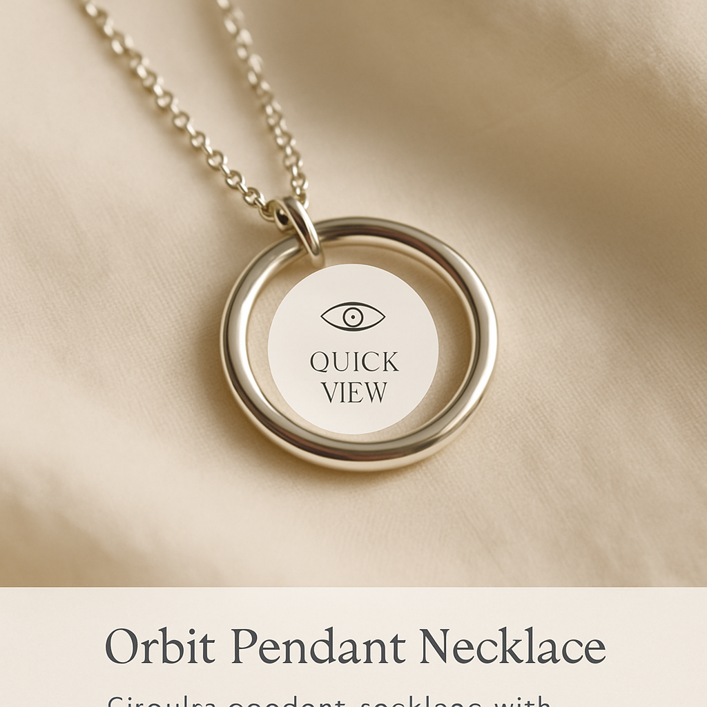 Orbit Pendant Necklace