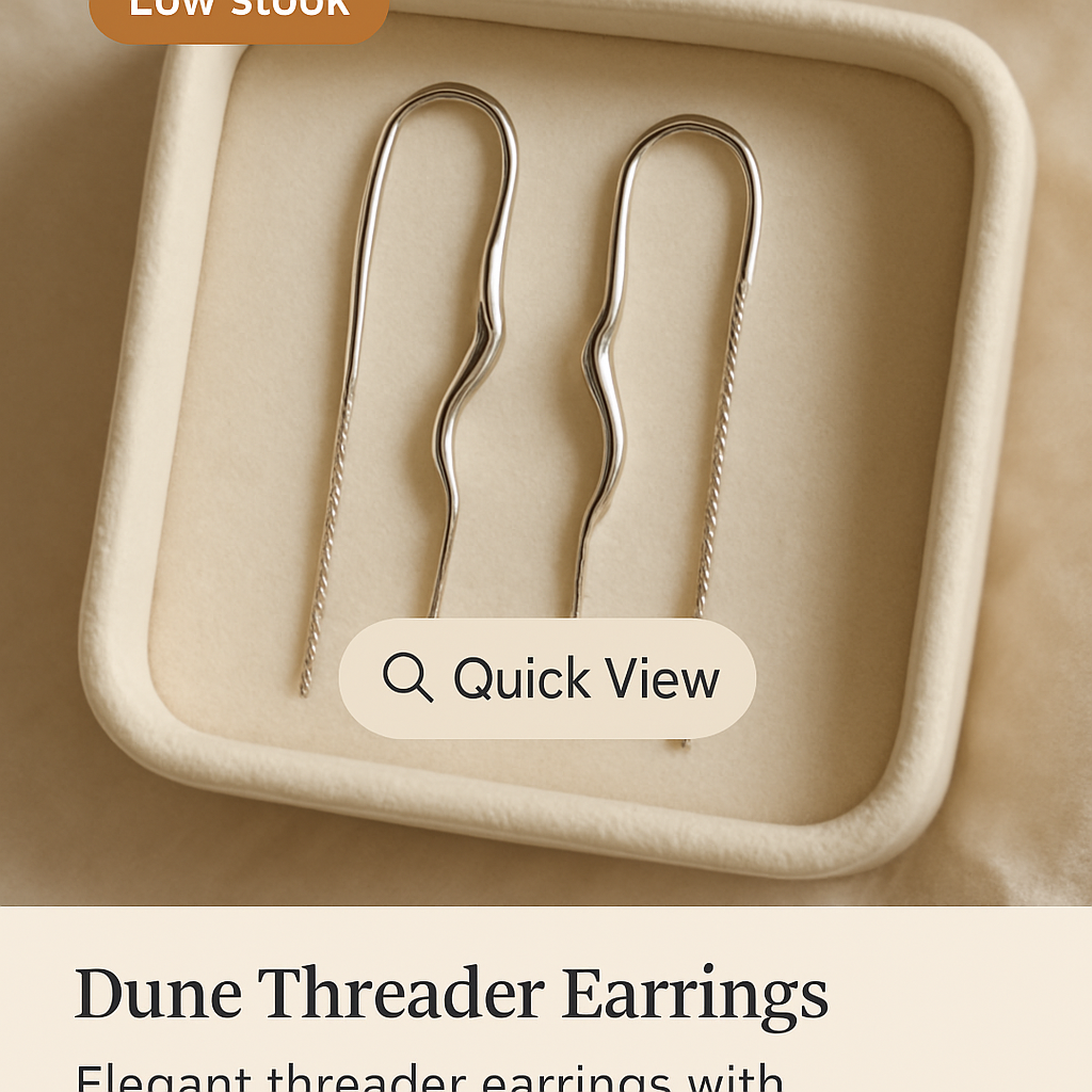 Dune Threader Earrings