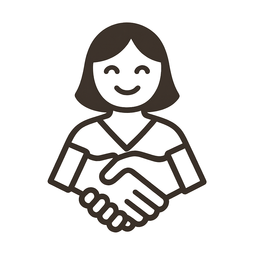 Friendly local service icon